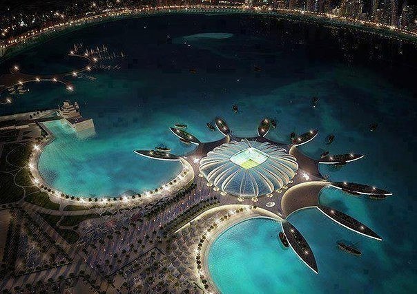 Стадион, где будет проходить чемпионат мира по футболу 2022, Доха, Катар