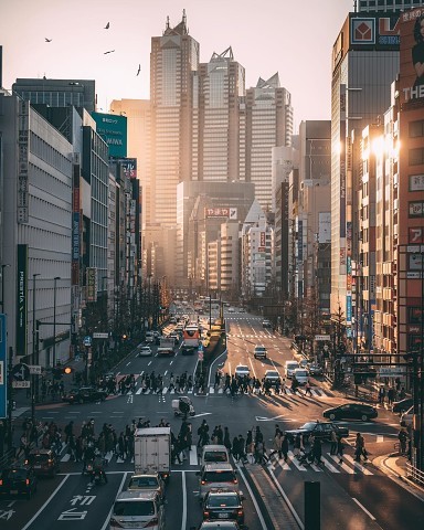 Солнечный день в Токио