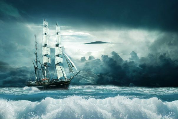 Корабль не тонет, когда он в воде. Он тонет, когда вода в нём.