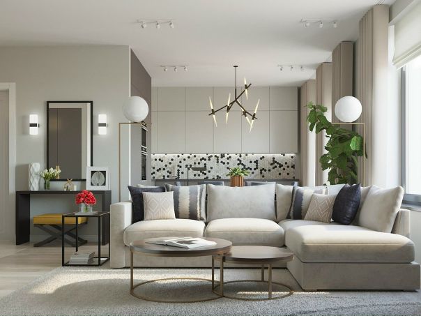 Проект двухкомнатной квартиры в Сколкове, 67 м2