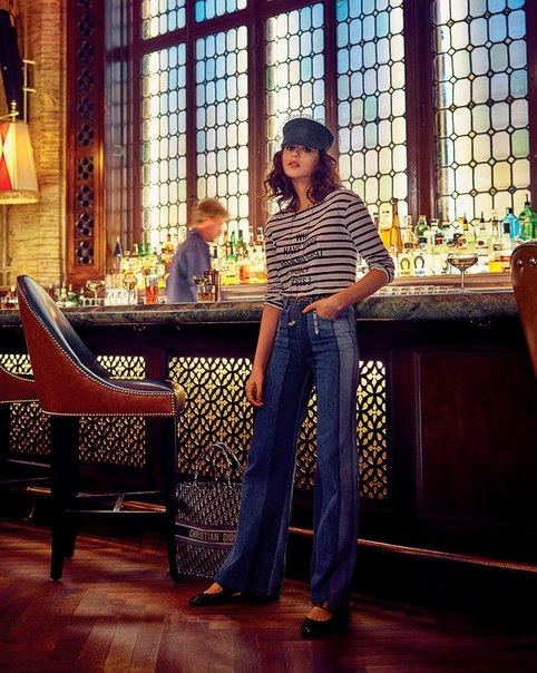 ELLE January 2018 Georgia Fowler by Mark Seliger