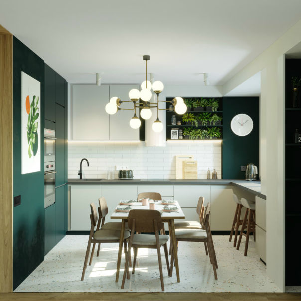 Двухкомнатная квартира, 90 м2