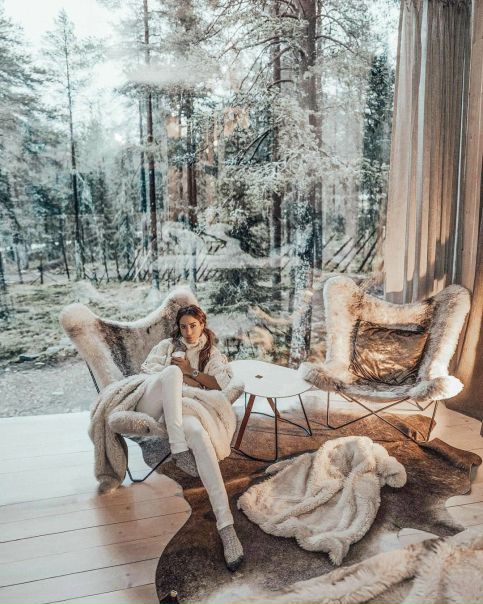 Финский уют // Отель Arctic TreeHouse Hotel