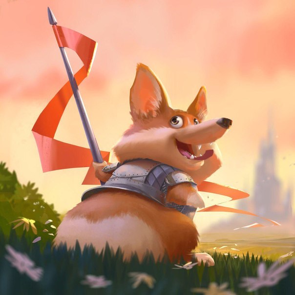 Corgi by Lynn Chen