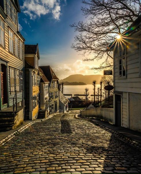 Берген. Весна