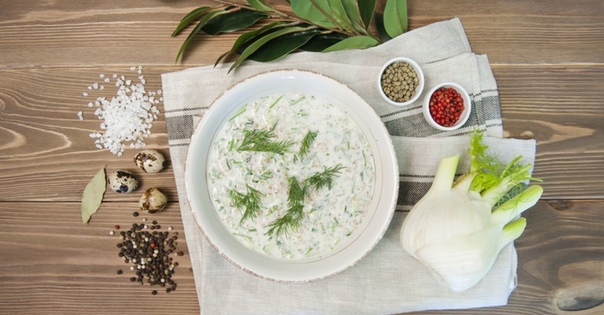 Холодный пшеничный суп от Марины Наумовой 