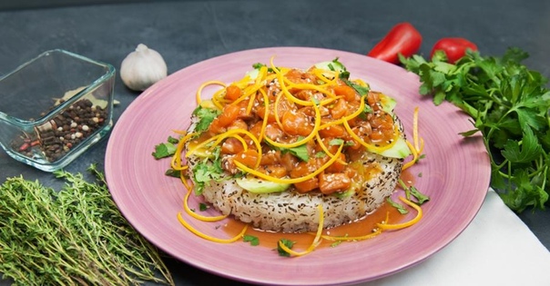 ПРАЗДНИЧНОЕ БЛЮДО : Поке с обожжённой рыбой