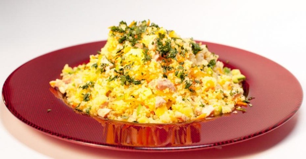 Плов из кускуса с кроликом  Детское меню