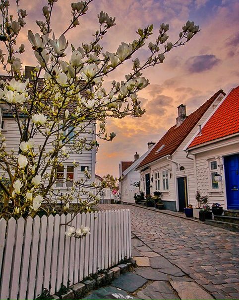 Весна в норвежском Ставангере 