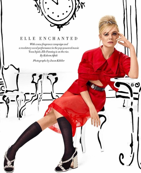 Elle Fanning – Photoshoot for Harper’s Bazaar March 2019