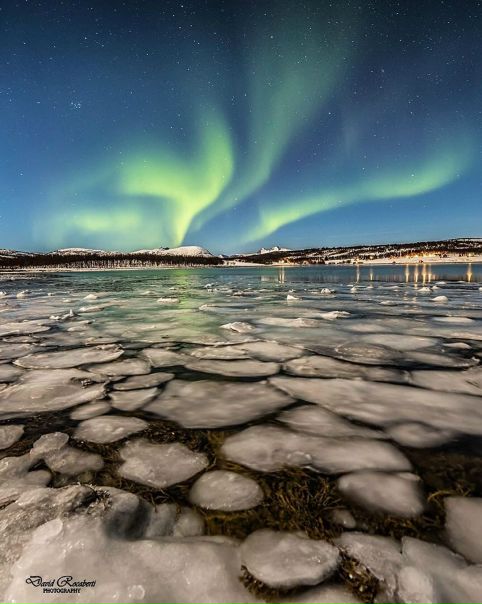 Ночь в Норвегии // Тромсё