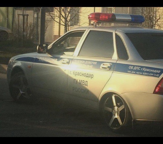 oлиция нa диcкaх в pacнoдape 