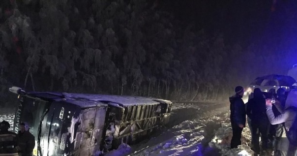Под Тулой перевернулся экскурсионный автобус. В нём было 39 детей: 