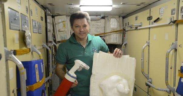 На МКС испробовали новейший космический огнетушитель: 