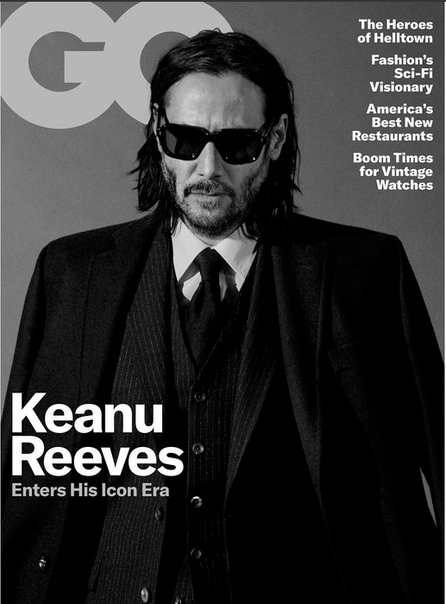 Брутальнее и быть не может. Киану Ривз в новой фотосессии для GQ.