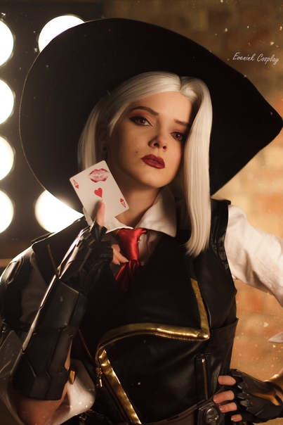 Косплей Эш из Overwatch от  Сабецкой.