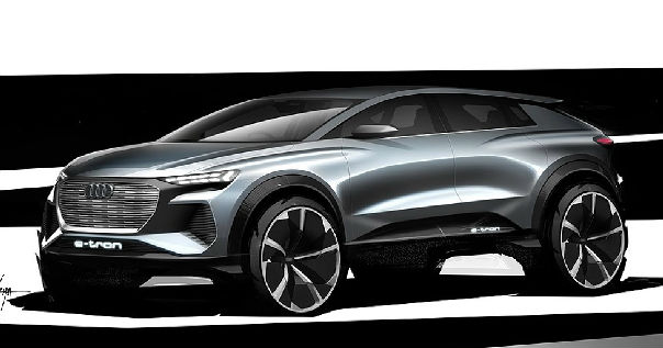 Audi показала новый кроссовер-купе Q4. Агрессивный дизайн и абсолютно никаких кнопок, только сенсоры: 
