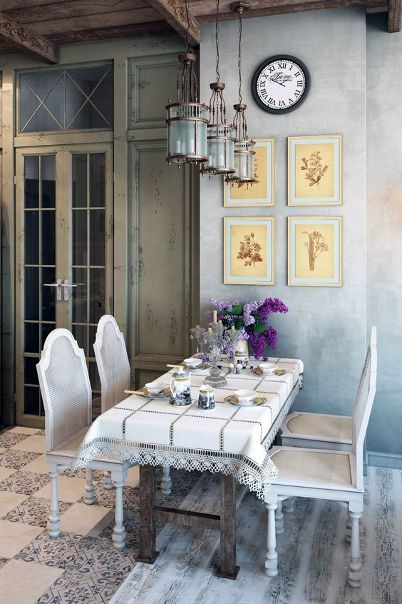 Нас всегда вдохновляют красивые интерьеры. А кухни в стиле прованс занимают особое место в сердце 