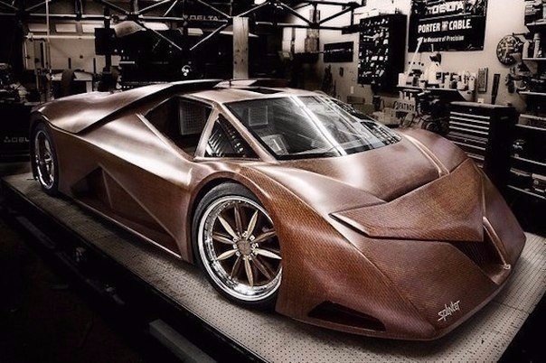 Splinter – это первый в мире деревянный спортивный автомобиль.