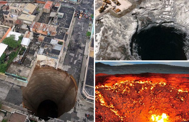 Земные дыры — врата ада, которые существуют на самом деле. (10 фото)