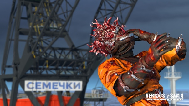 «Семечки» — на новых скриншотах Serious Sam 4 оставили особое послание для русскоговорящих. 