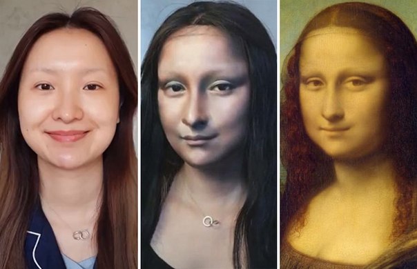 Китаянка превращает себя в героинь картин Леонардо да Винчи. (22 фото)