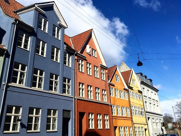 Красочные домики Копенгагена