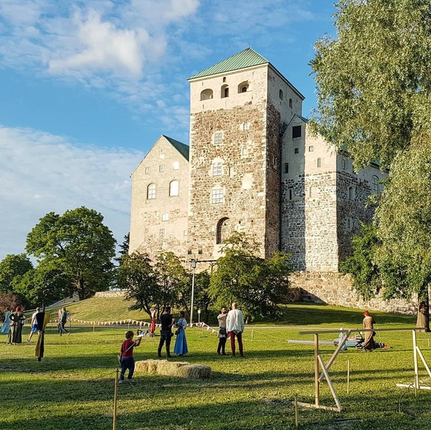 Средневековая крепость в Турку // Финляндия 